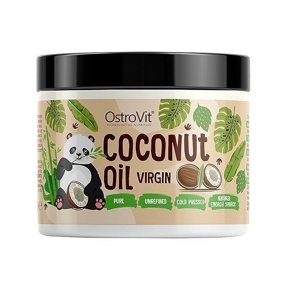 OSTROVIT ACEITE DE COCO 400g | Virgen Extra | Prensado en frío | RAW | Sin refinar | Delicioso
