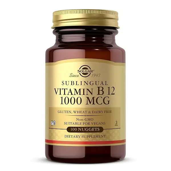 Solgar Vitamina B 12, 100 Unidades (Paquete de 1)
