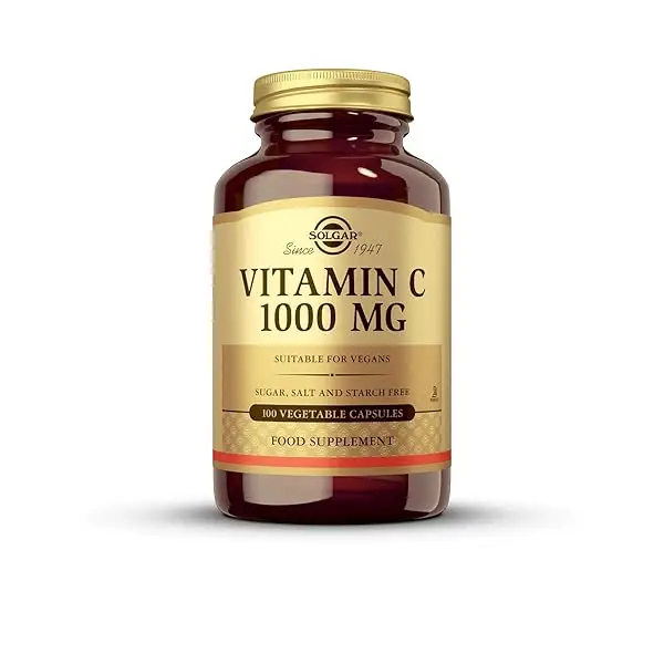 Solgar Vitamina C, Sabor Naranja, Embalaje Estándar, 100 Unidades (Paquete de 1)